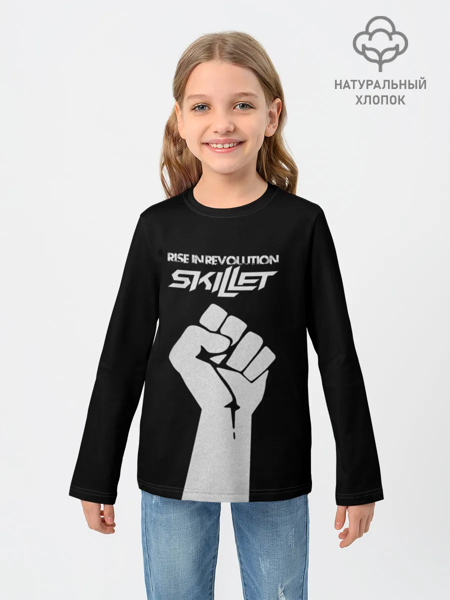 Детский лонгслив / Rise in revolution - Skillet