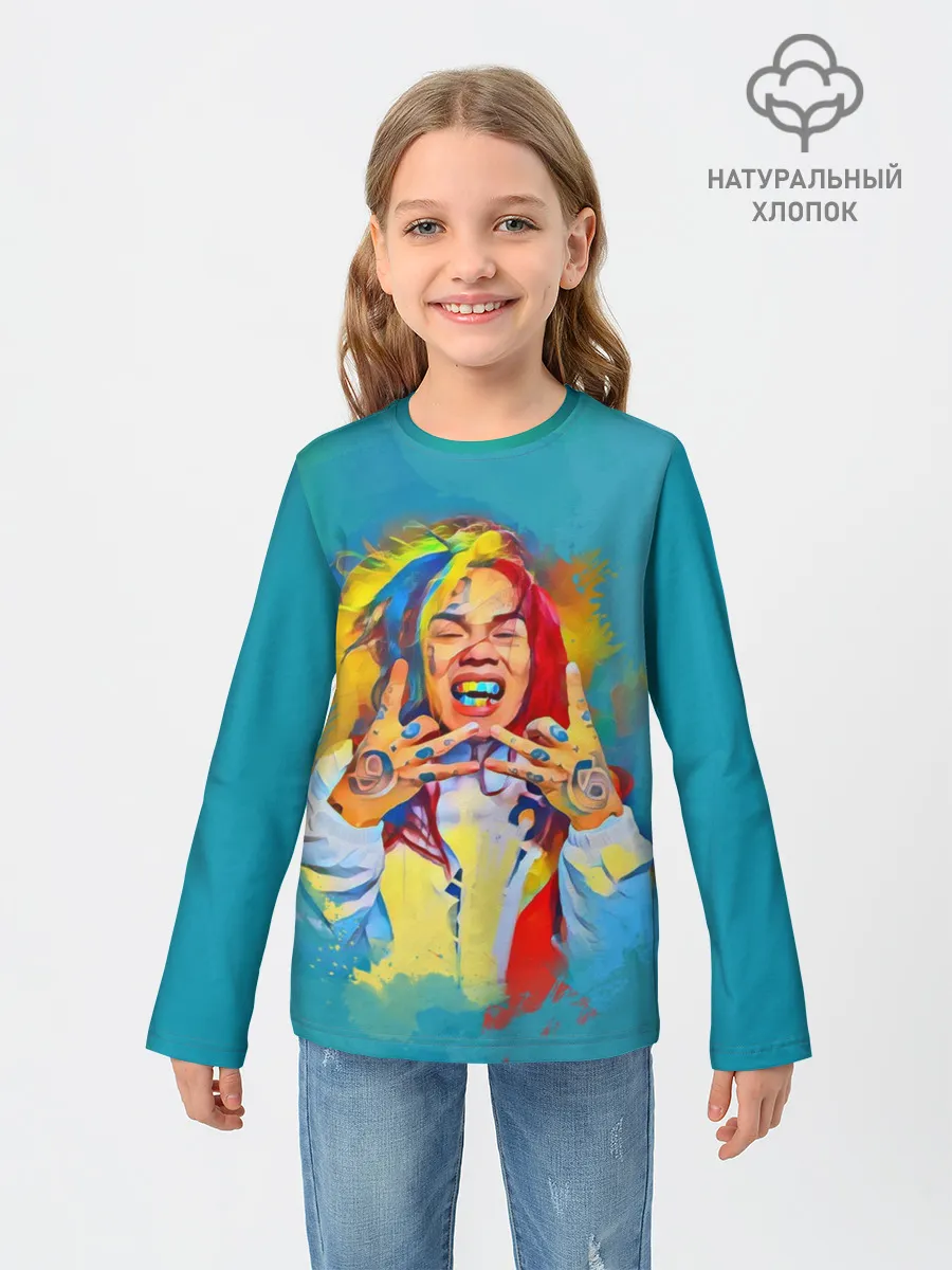 Детский лонгслив / 6IX9INE PAINTS