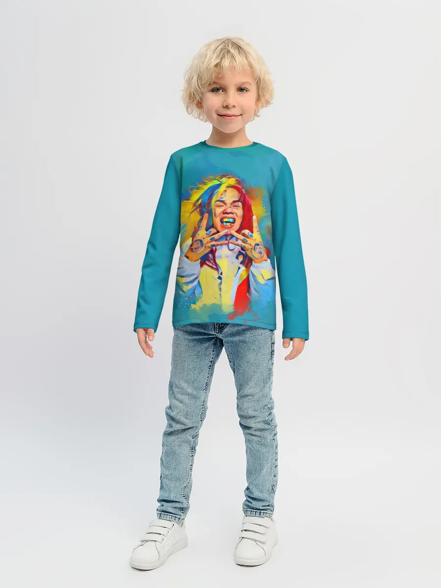 Детский лонгслив / 6IX9INE PAINTS