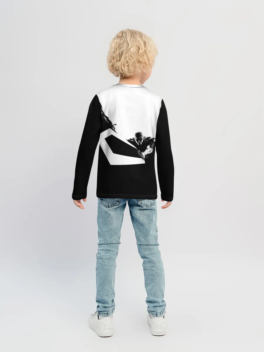 Детский лонгслив / Гатс разрубает тьму! БЕРСЕРК