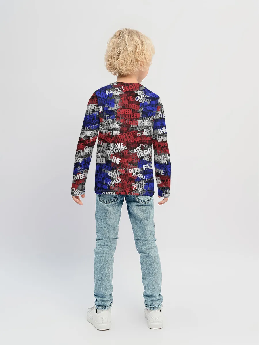 Детский лонгслив / God Save the Queen!