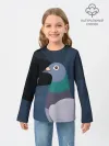 Детский лонгслив / Голубь Наташа
