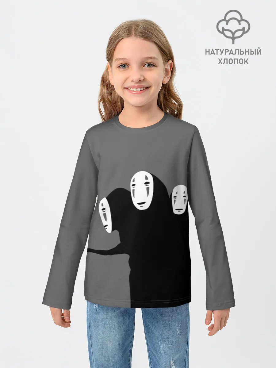 Детский лонгслив / Трехголовый бог Каонаси
