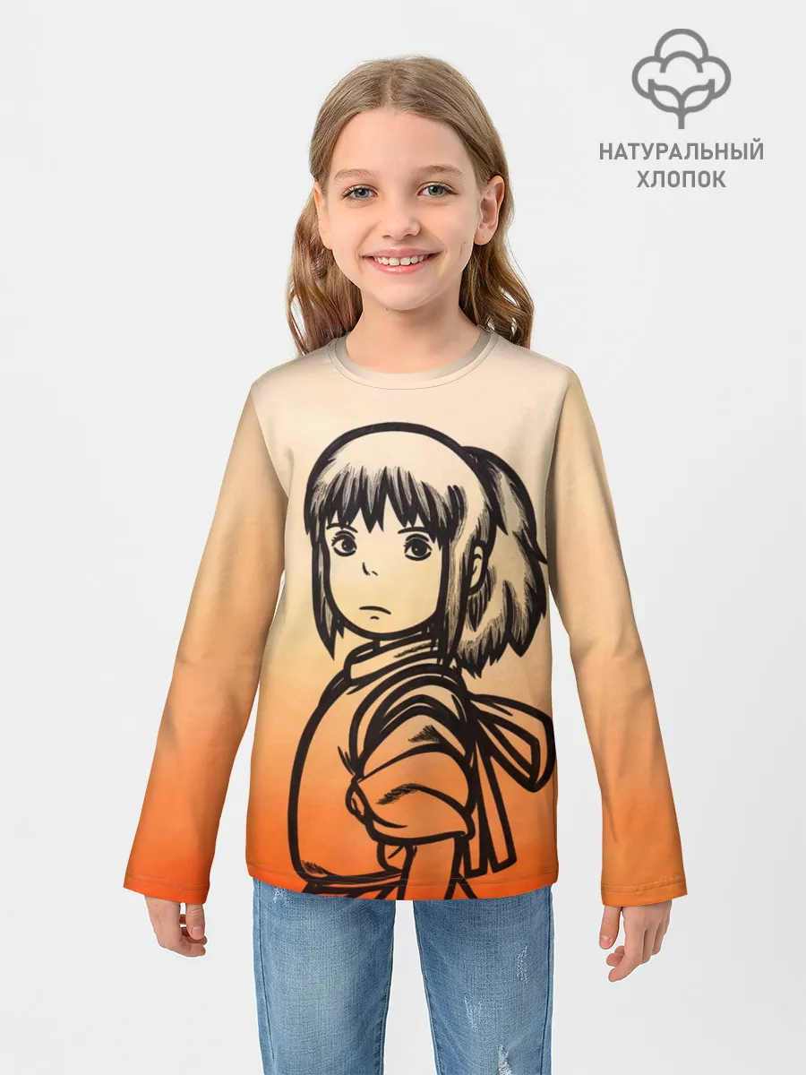 Детский лонгслив / Тихиро Огино