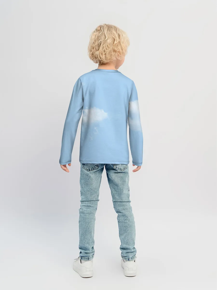 Детский лонгслив / Бо летает с сусуватари