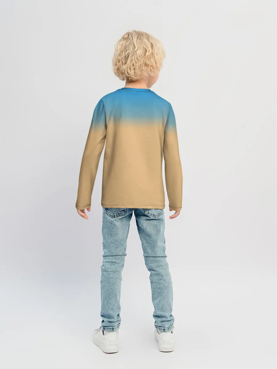 Детский лонгслив / Grumpy cat ART