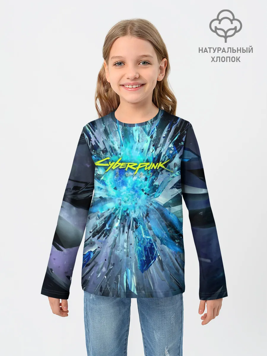 Детский лонгслив / CYBERPUNK 2077