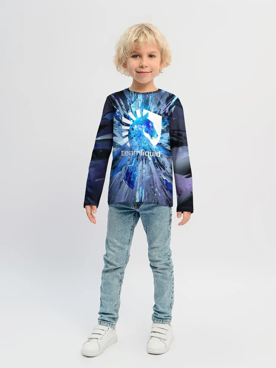 Детский лонгслив / TEAM LIQUID E-SPORT