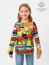 Детский лонгслив / Boom Pop Art