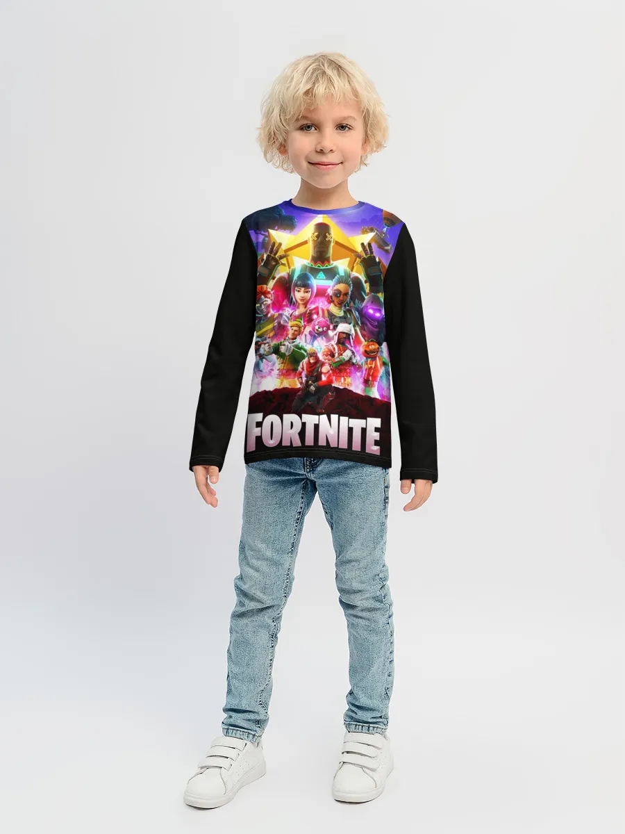 Детский лонгслив / Fortnite Королевская Битва