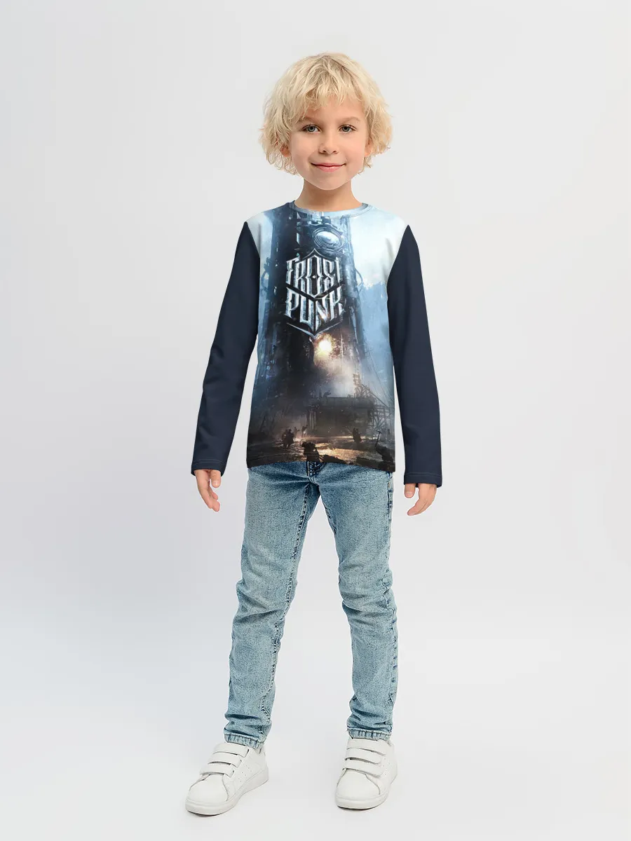 Детский лонгслив / Frost punk
