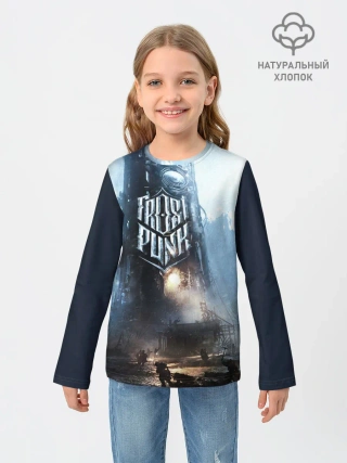 Детский лонгслив / Frost punk