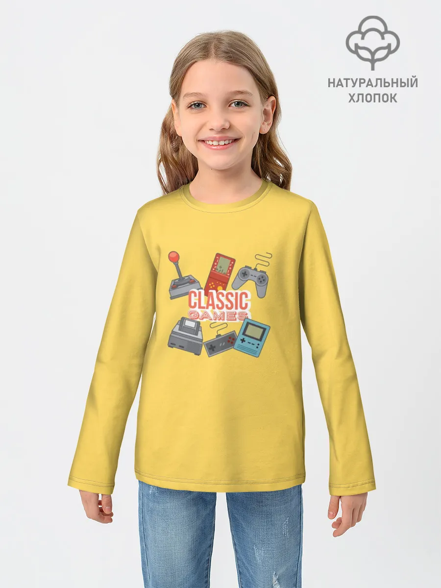 Детский лонгслив / Classic games