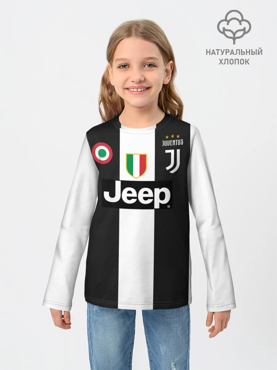 Детский лонгслив / Форма Ювентуса 18-19
