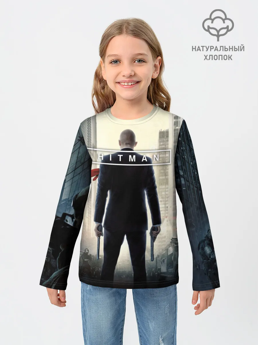 Детский лонгслив / Hitman _5