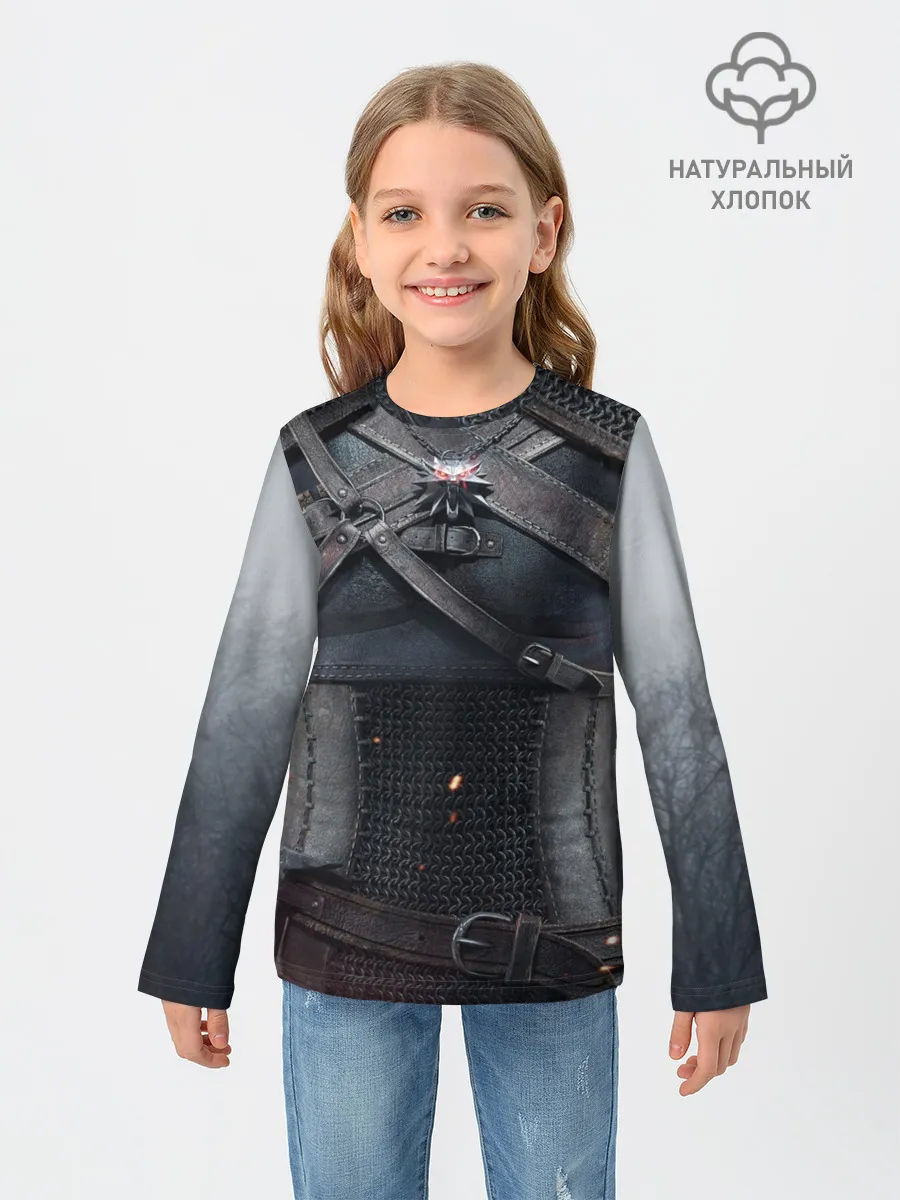 Детский лонгслив / Геральт | снаряжение