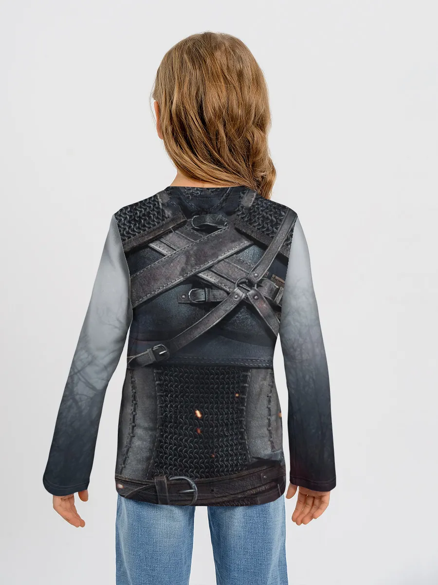 Детский лонгслив / Геральт | снаряжение