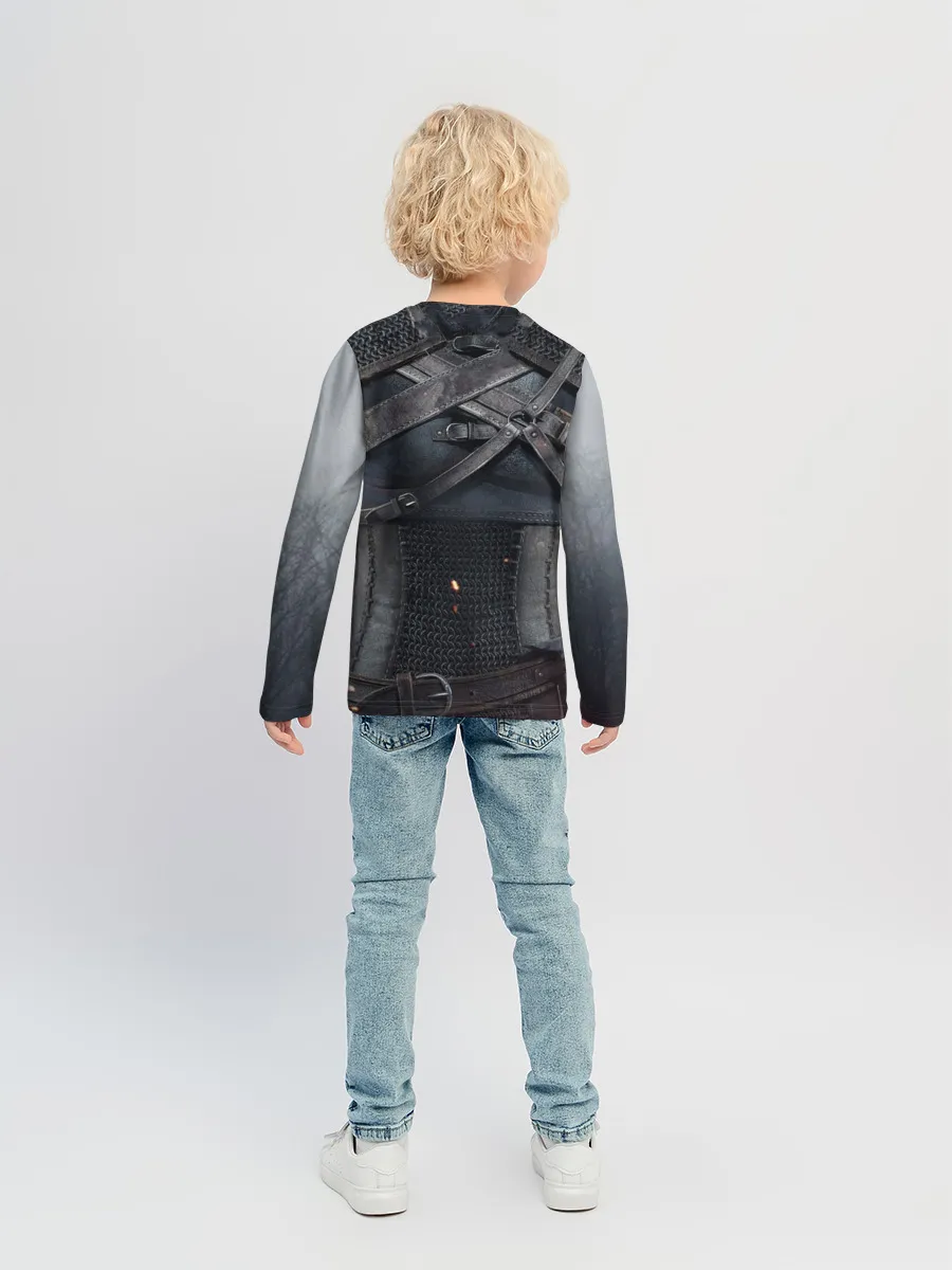 Детский лонгслив / Геральт | снаряжение