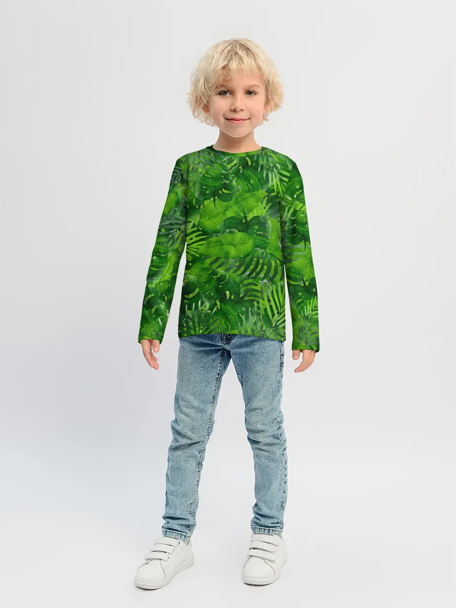 Детский лонгслив / Тропики