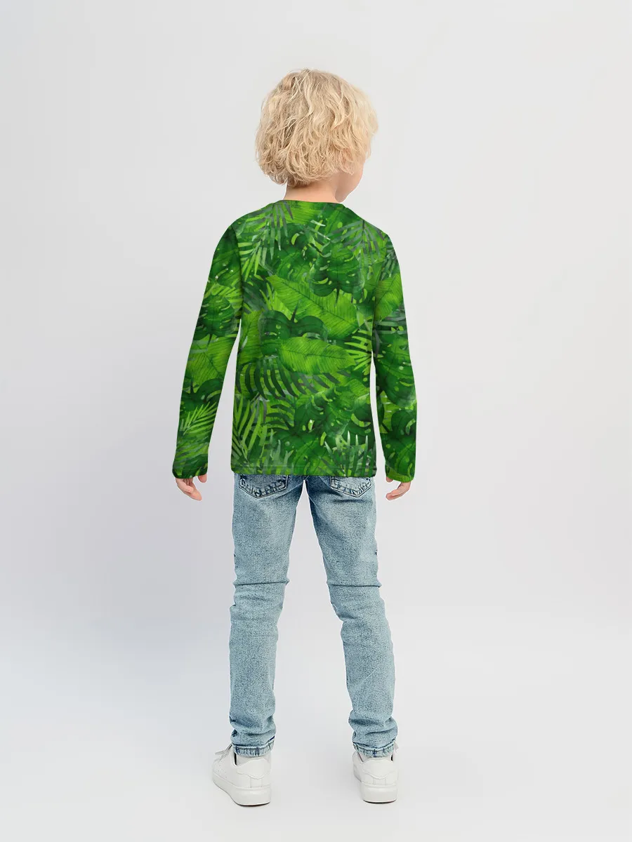 Детский лонгслив / Тропики