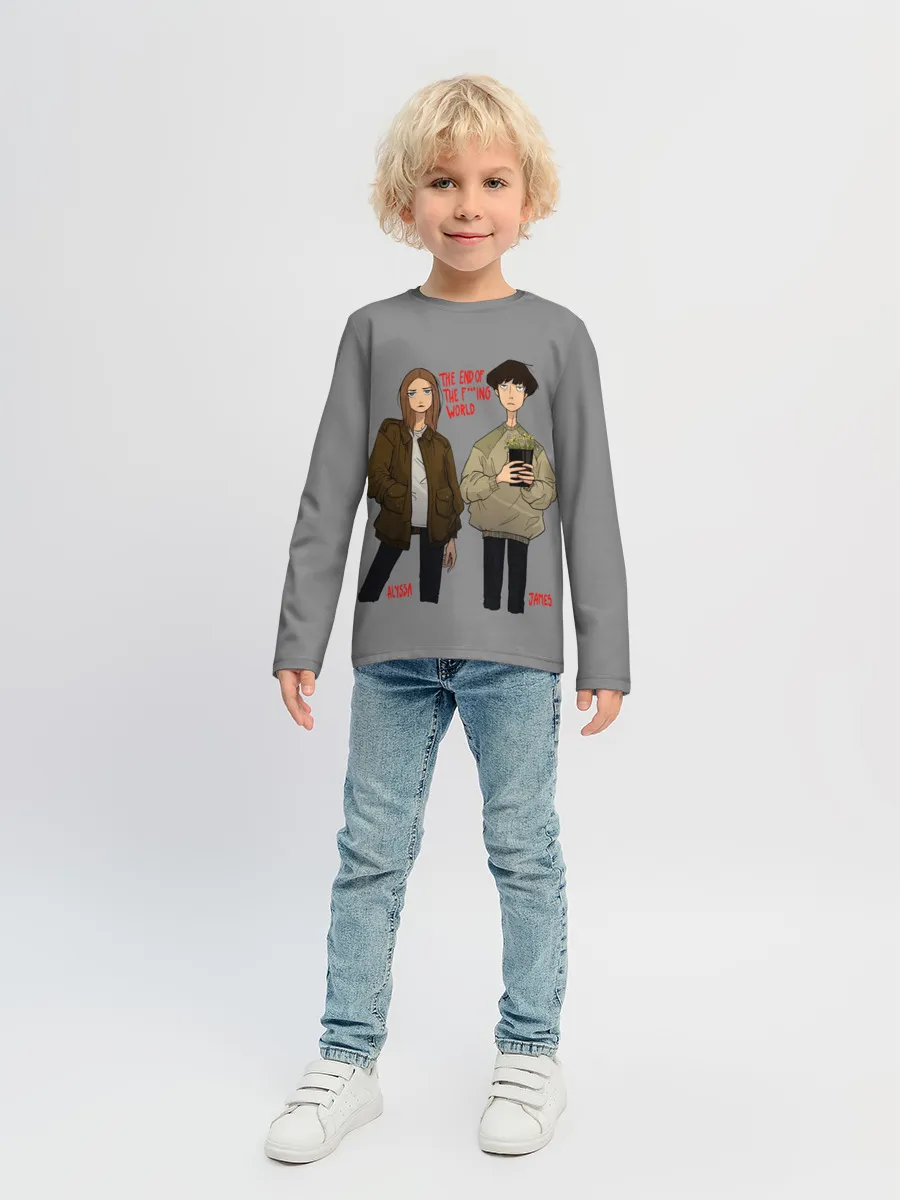 Детский лонгслив / Конец ***го Мира