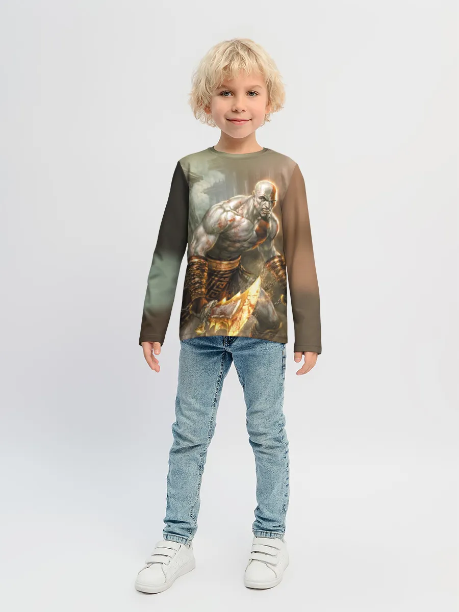Детский лонгслив / God of War