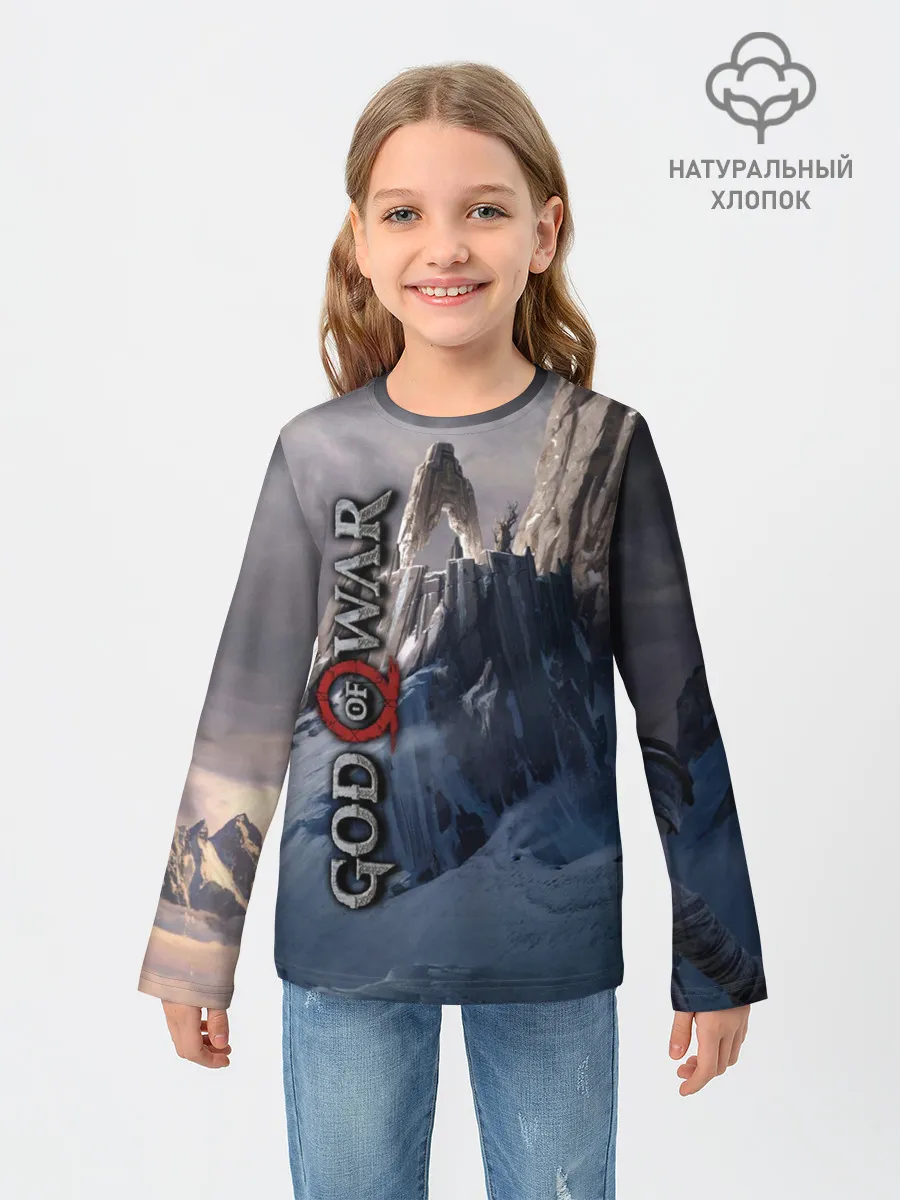 Детский лонгслив / God of War