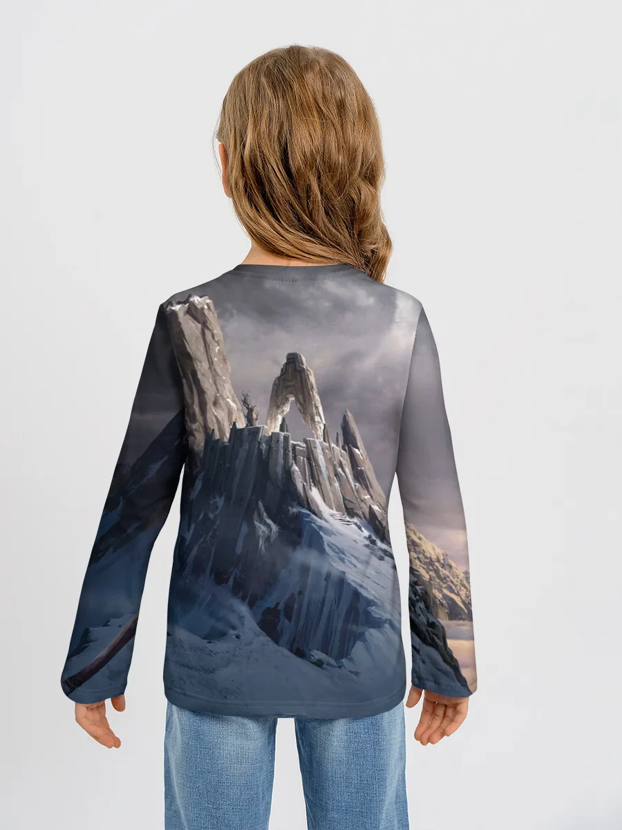 Детский лонгслив / God of War