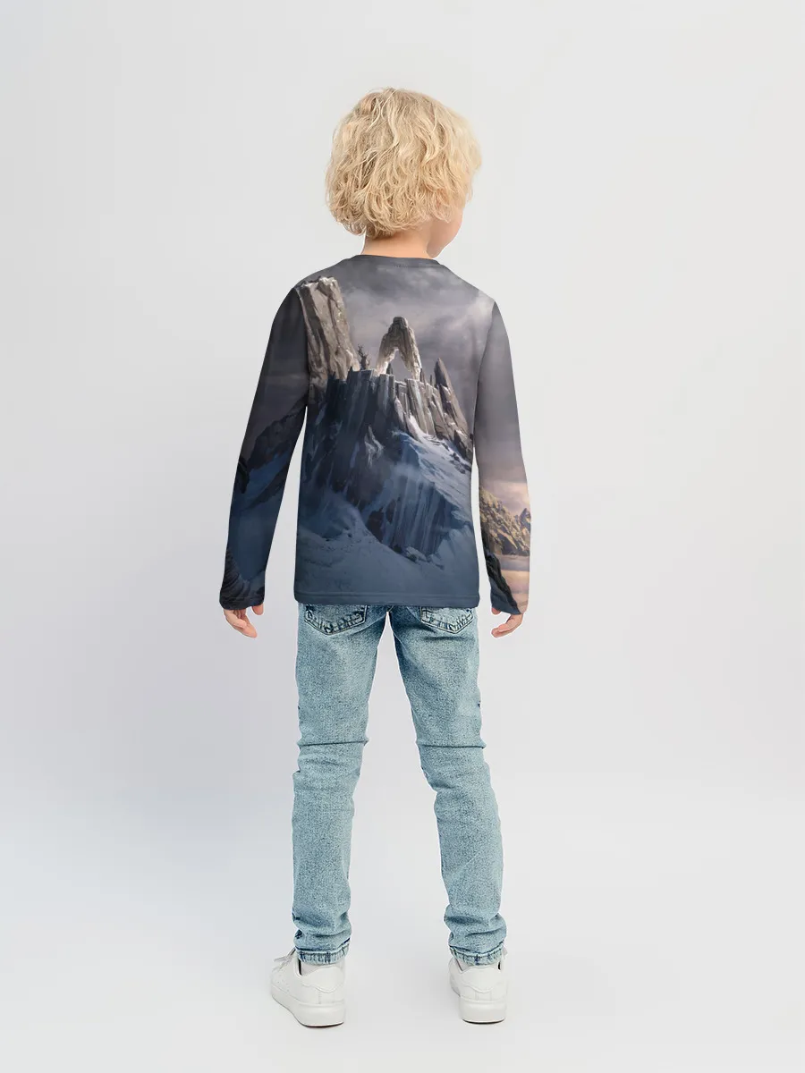 Детский лонгслив / God of War