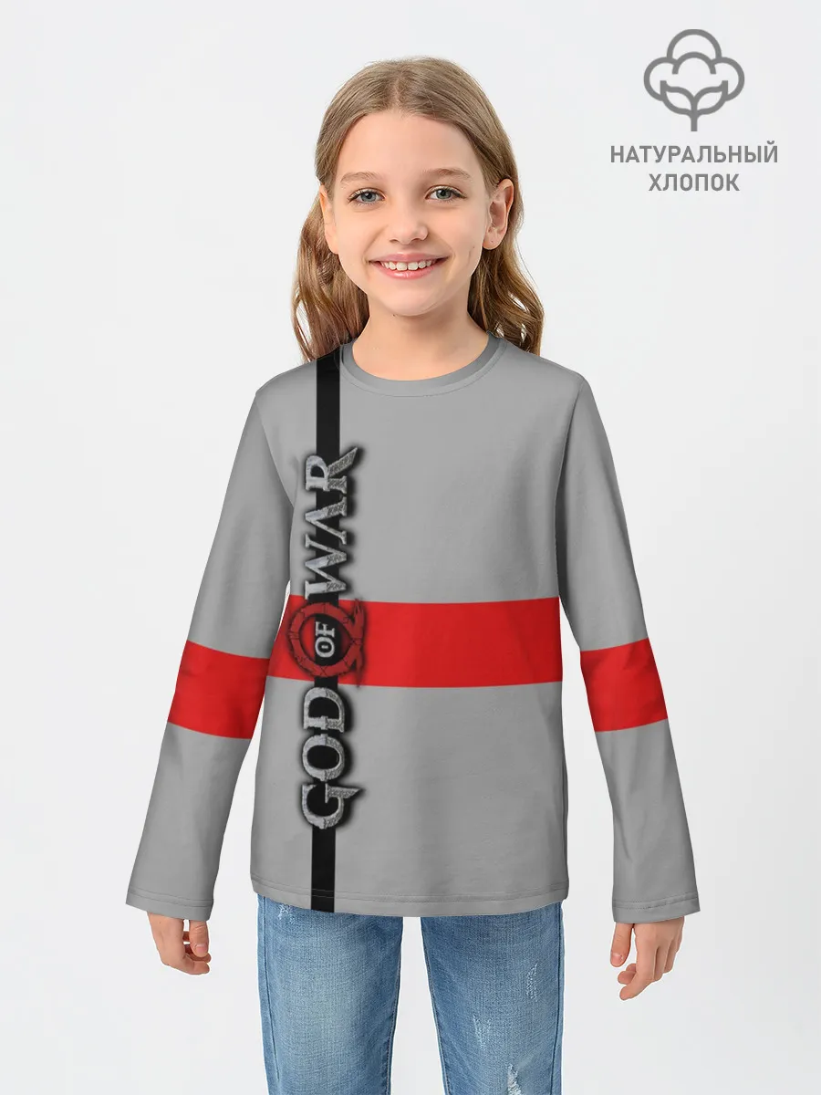 Детский лонгслив / God of War