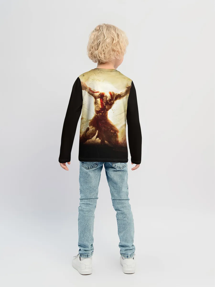 Детский лонгслив / God of War