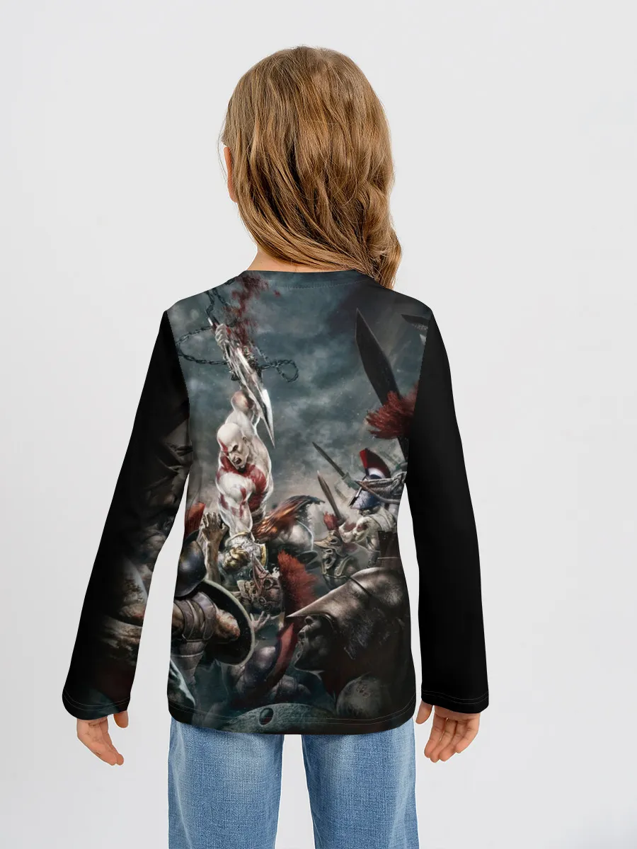 Детский лонгслив / God of War