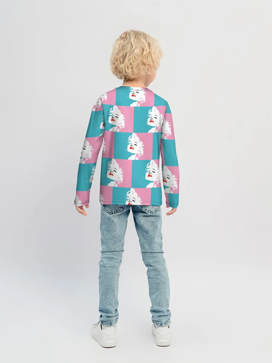 Детский лонгслив / Marilyn Monroe