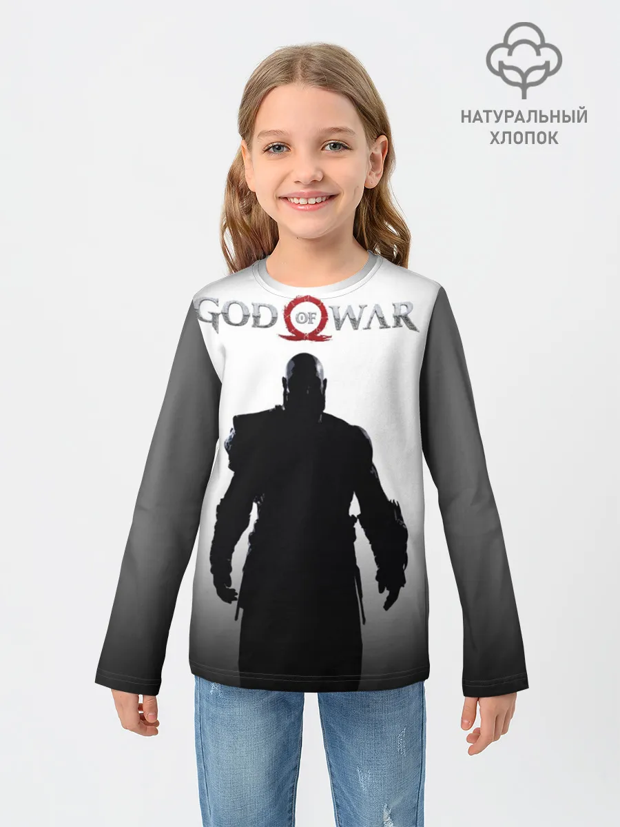 Детский лонгслив / God of War 4 Кратос