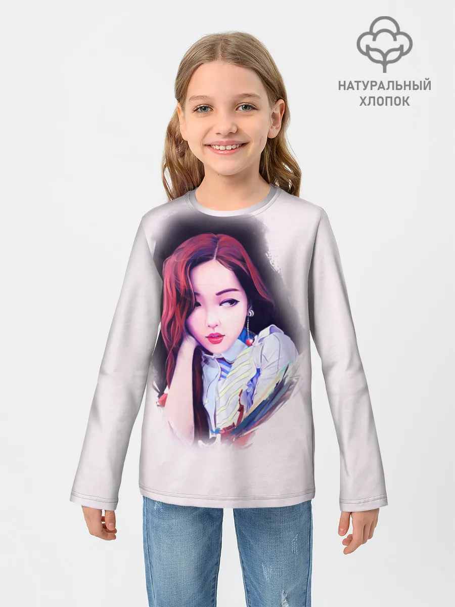 Детский лонгслив / BlackPink Розэ