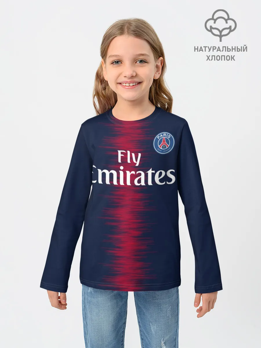 Детский лонгслив / Кавани ПСЖ 18-19