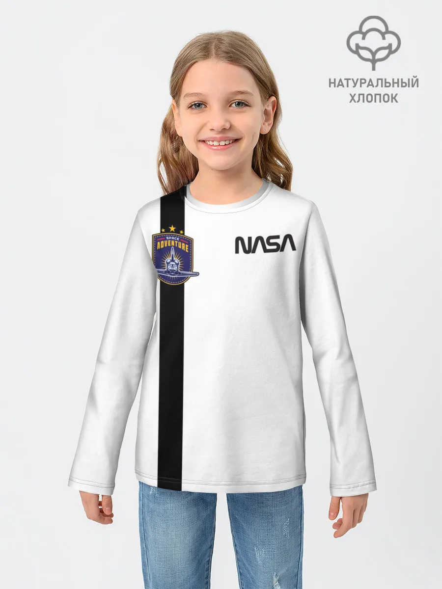 Детский лонгслив / NASA