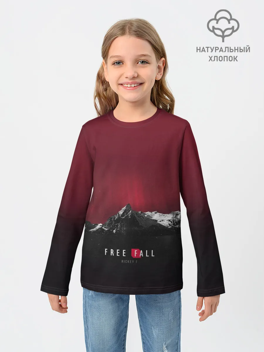 Детский лонгслив / Free fall