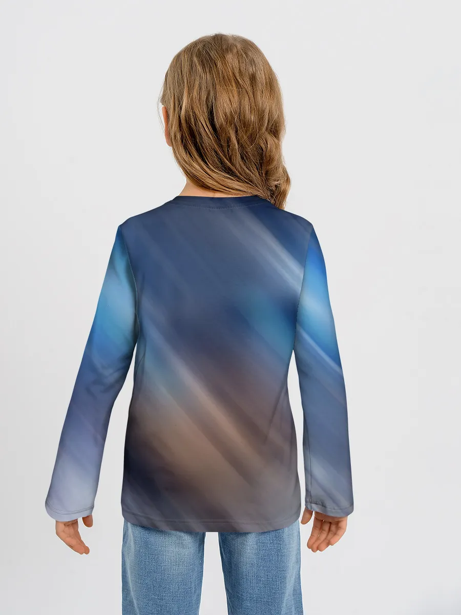 Детский лонгслив / КОТ АСТРОНАВТ