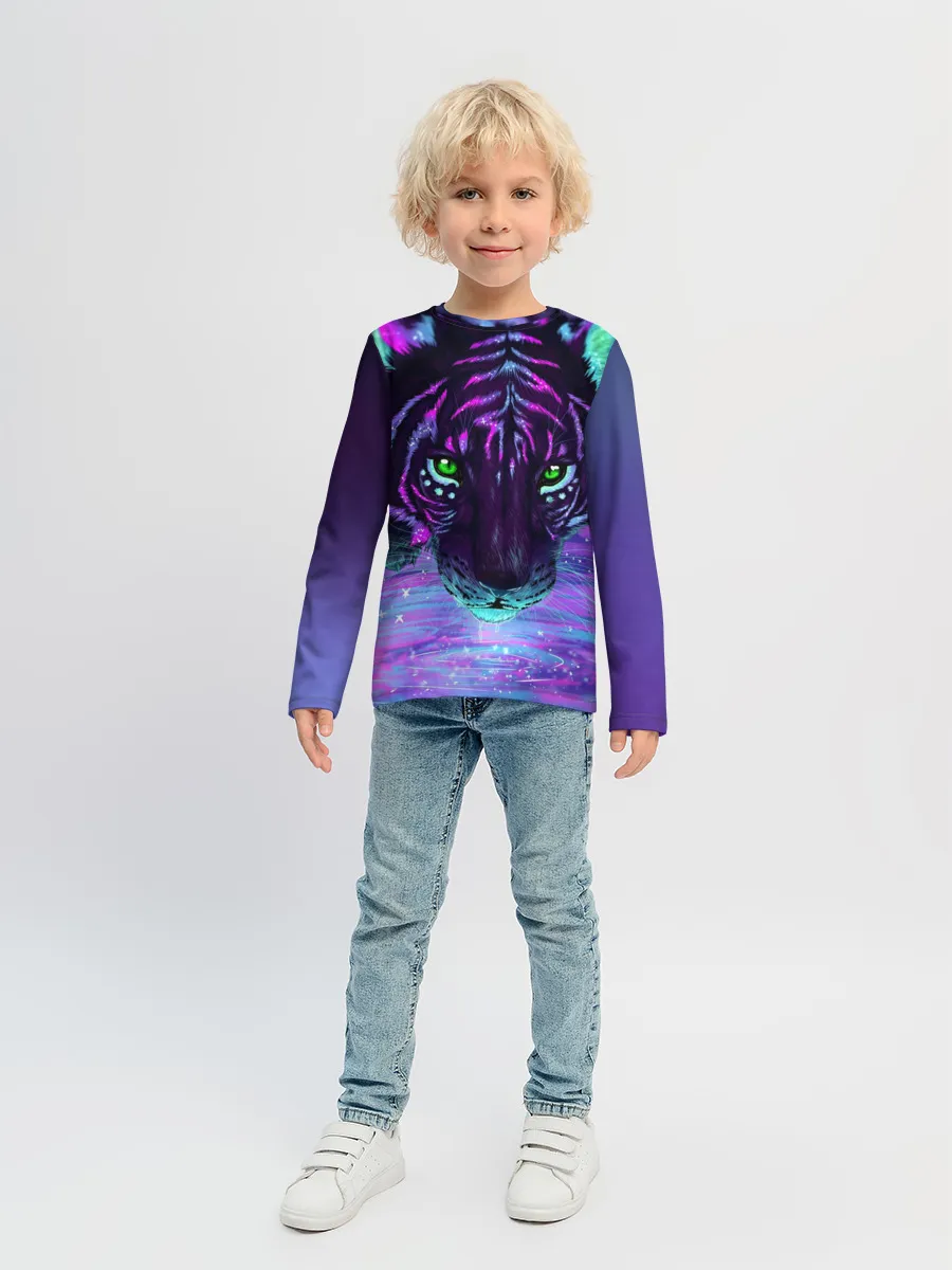 Детский лонгслив / Киса