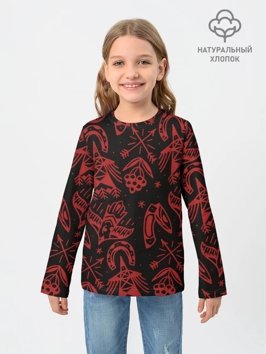 Детский лонгслив / Сибирь