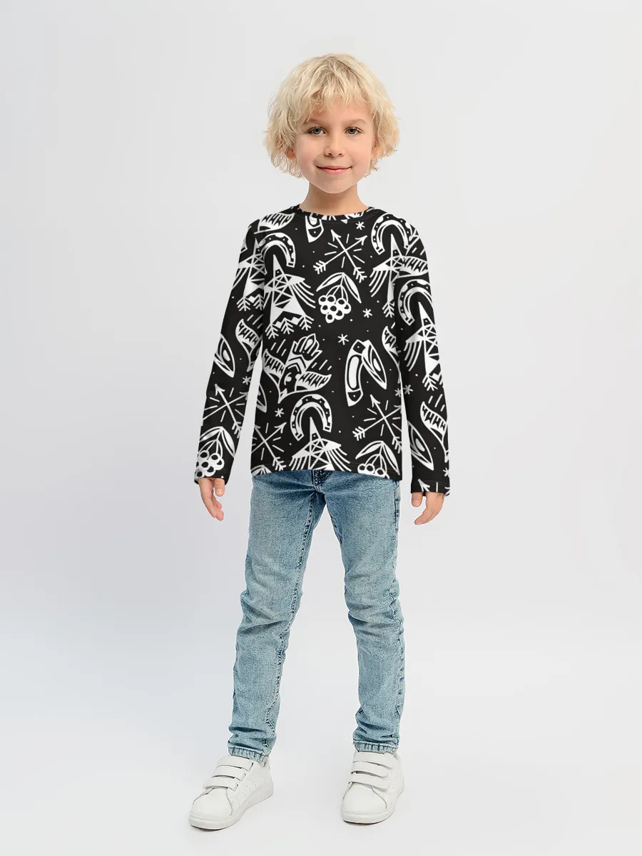 Детский лонгслив / Сибирь