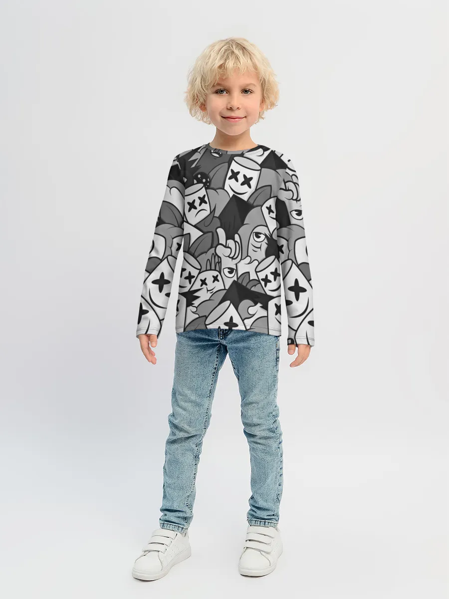 Детский лонгслив / Marshmello