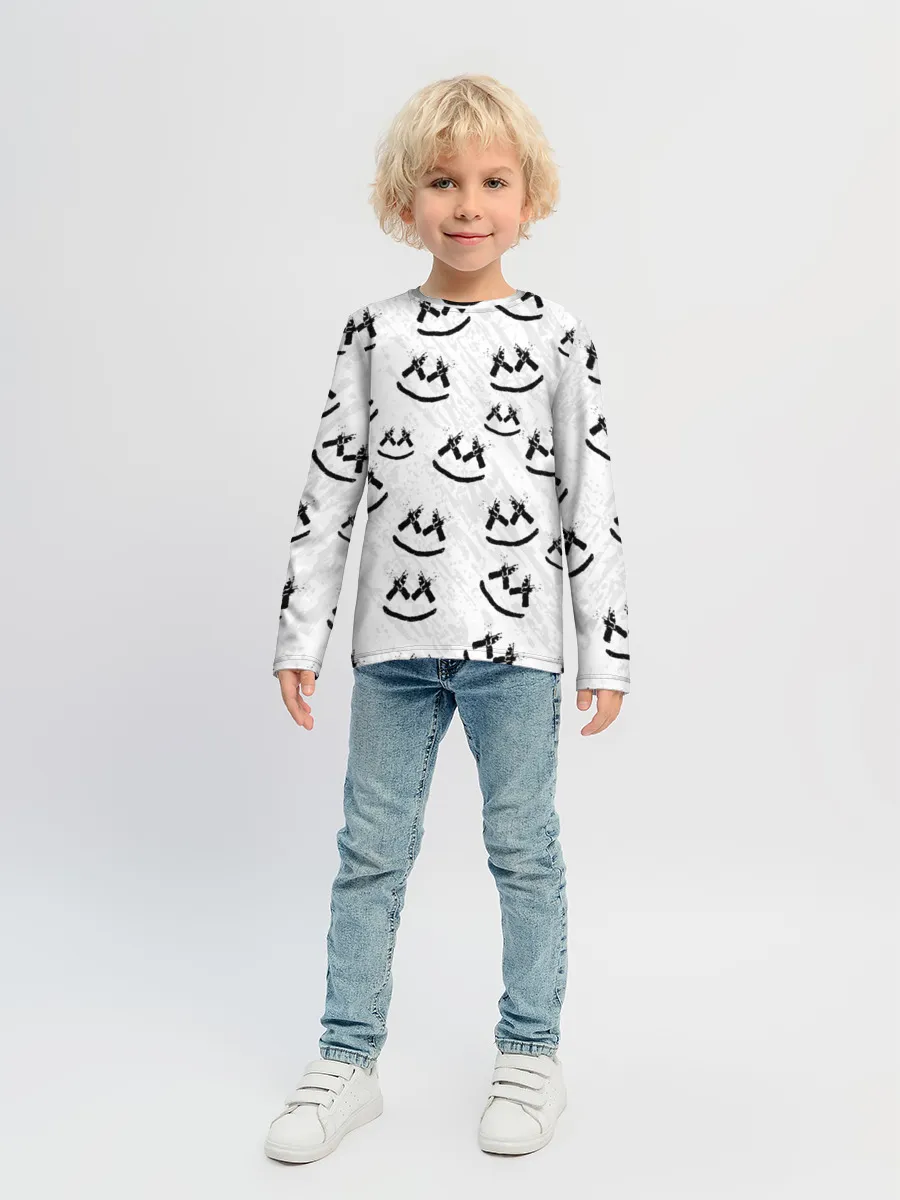 Детский лонгслив / MARSHMELLO PATTERN