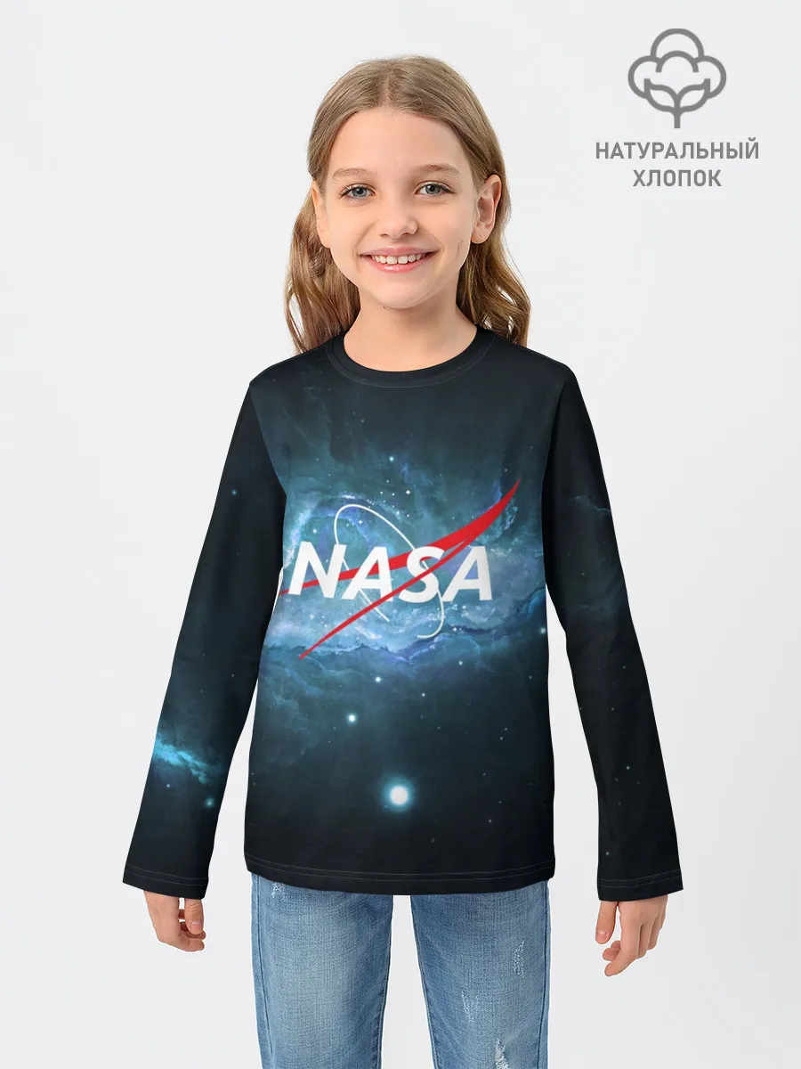 Детский лонгслив / NASA