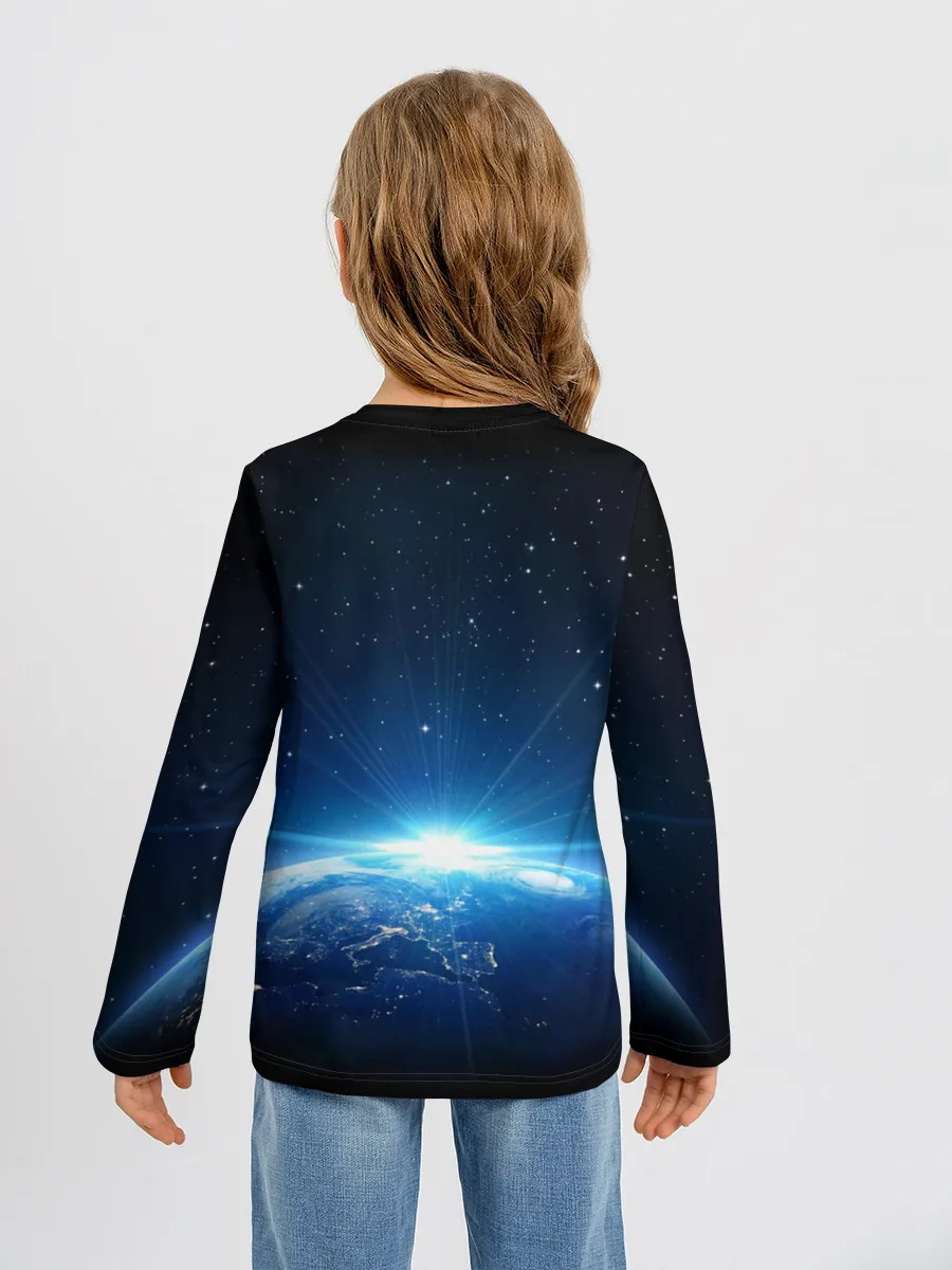 Детский лонгслив / NASA