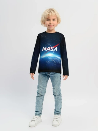 Детский лонгслив / NASA