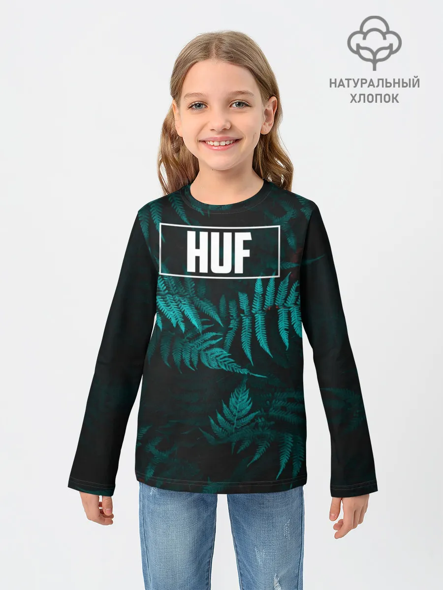 Детский лонгслив / Папоротник