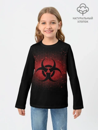 Детский лонгслив / Biohazard