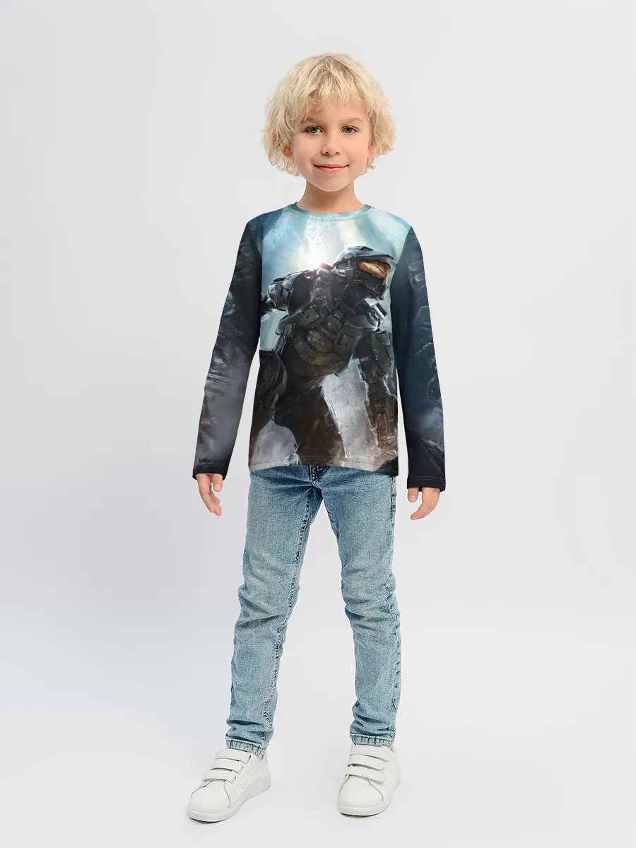 Детский лонгслив / Halo